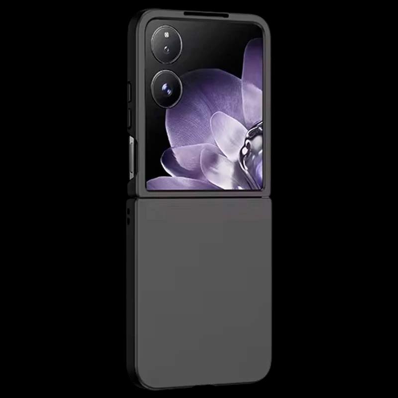 Coque Square Liquid Premium Noir pour Xiaomi Mix Flip 5G