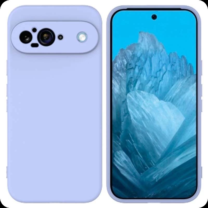 Funda Google Pixel 9 6.3" Square Liquid Premium Lavanda
