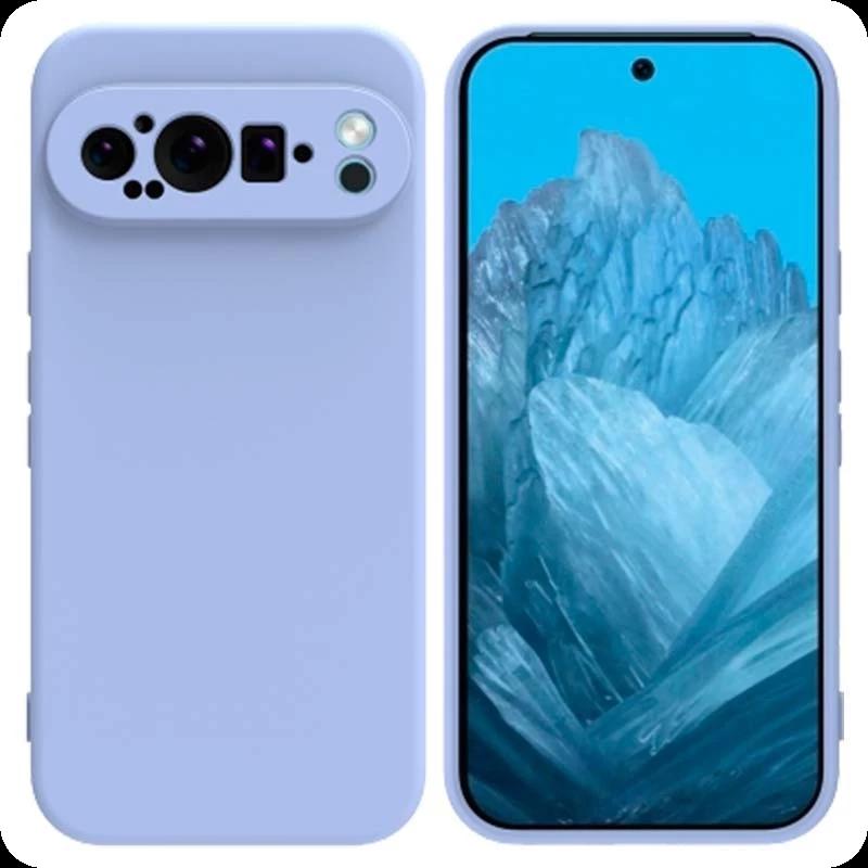 Funda Google Pixel 9 Pro XL 6.8" Square Liquid Premium Lavanda