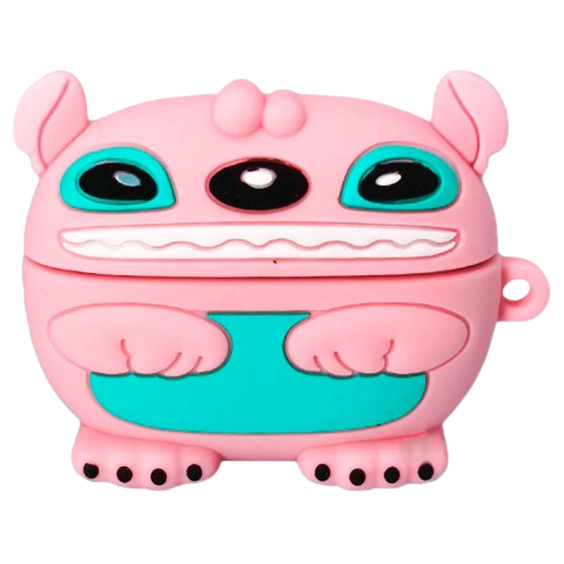 Funda de silicona para Xiaomi Redmi Buds 3 Lite Stitch Rosa