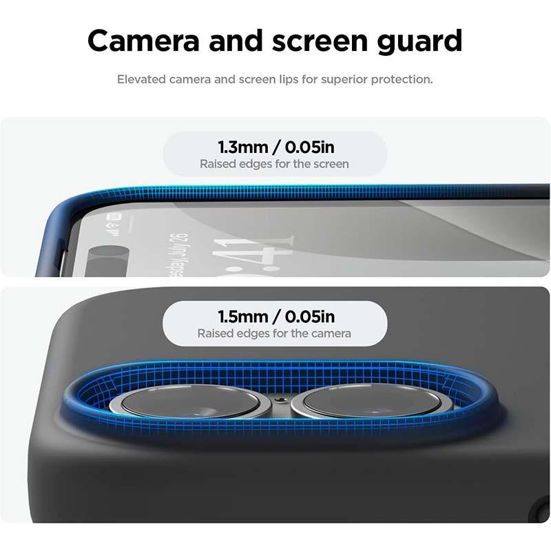 Funda suave lavanda para iPhone 16 Pro Max compatible con Magsafe - protección de cámara y pantalla