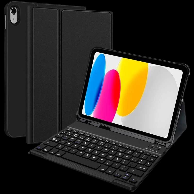 Capa com Teclado para Apple iPad 2022 10ª Gen 10.9