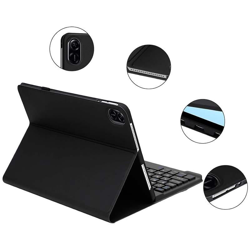 Vue détaillée de l'étui avec clavier pour Honor Pad X9