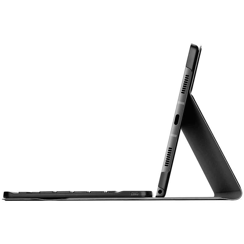 vista lateral de la Funda con Teclado para Samsung Galaxy Tab A8 2021