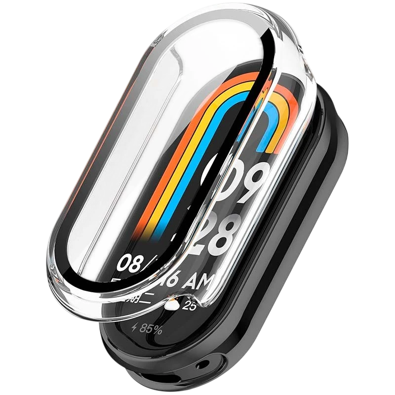 Coque PC transparent + Verre Trempé Xiaomi Mi Smart Band 9