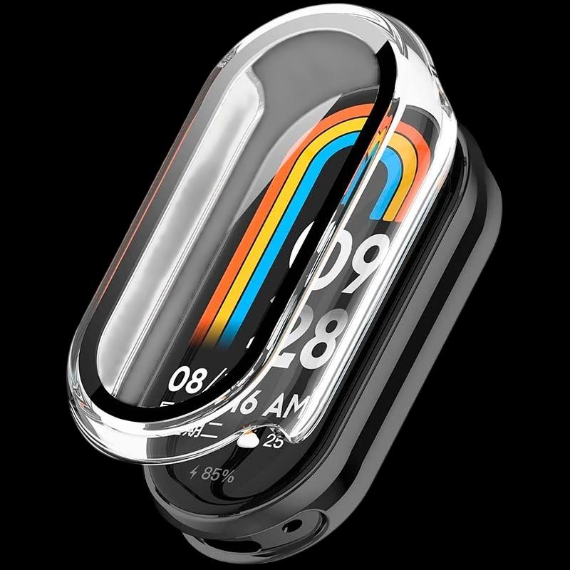 Coque PC transparent + Verre Trempé Xiaomi Mi Smart Band 9