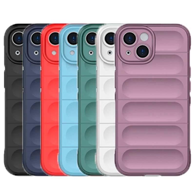 Funda de silicona negra Wave para iPhone 15 Plus y otros colores disponibles