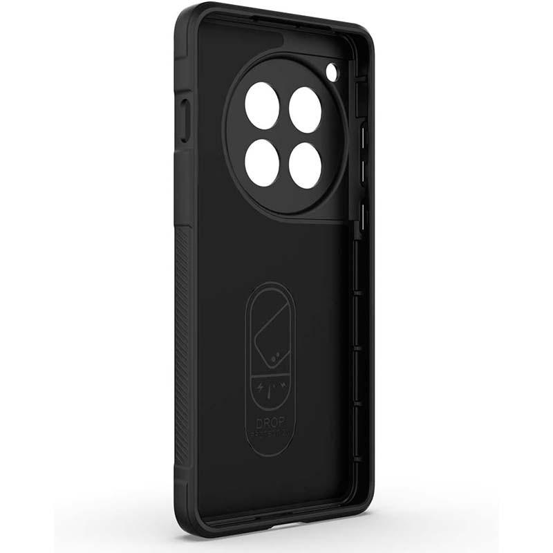 interior de la Funda de silicona borgoña Wave para Oneplus 12