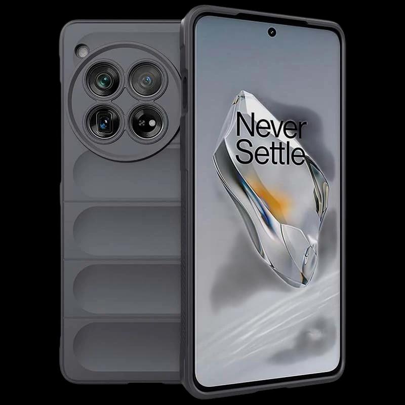 Funda de silicona gris Wave para Oneplus 12