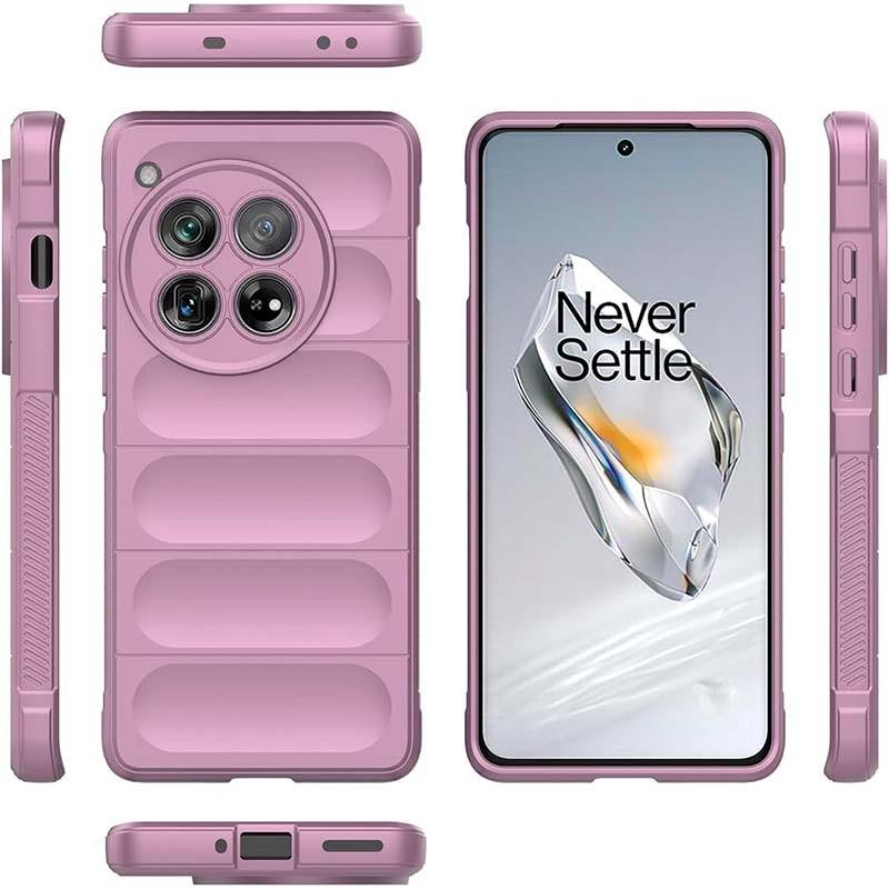 vista detallada de la Funda de silicona lavanda Wave para Oneplus 12