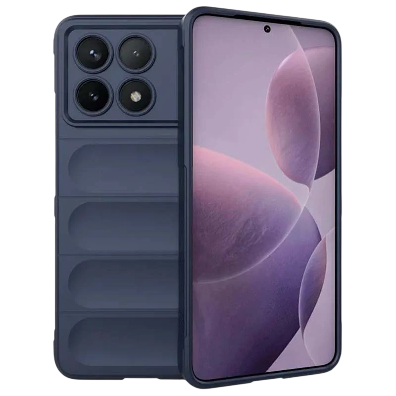Funda de silicona azul Wave para Xiaomi Poco X6 Pro 5G