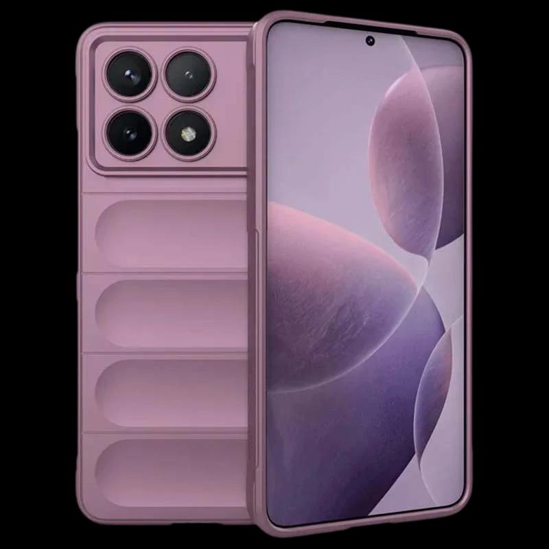 Funda de silicona lavanda Wave para Xiaomi Poco X6 Pro 5G