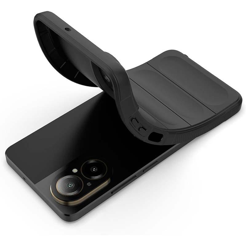 Souplesse de la Coque en silicone gris Wave pour le Realme C67 4G