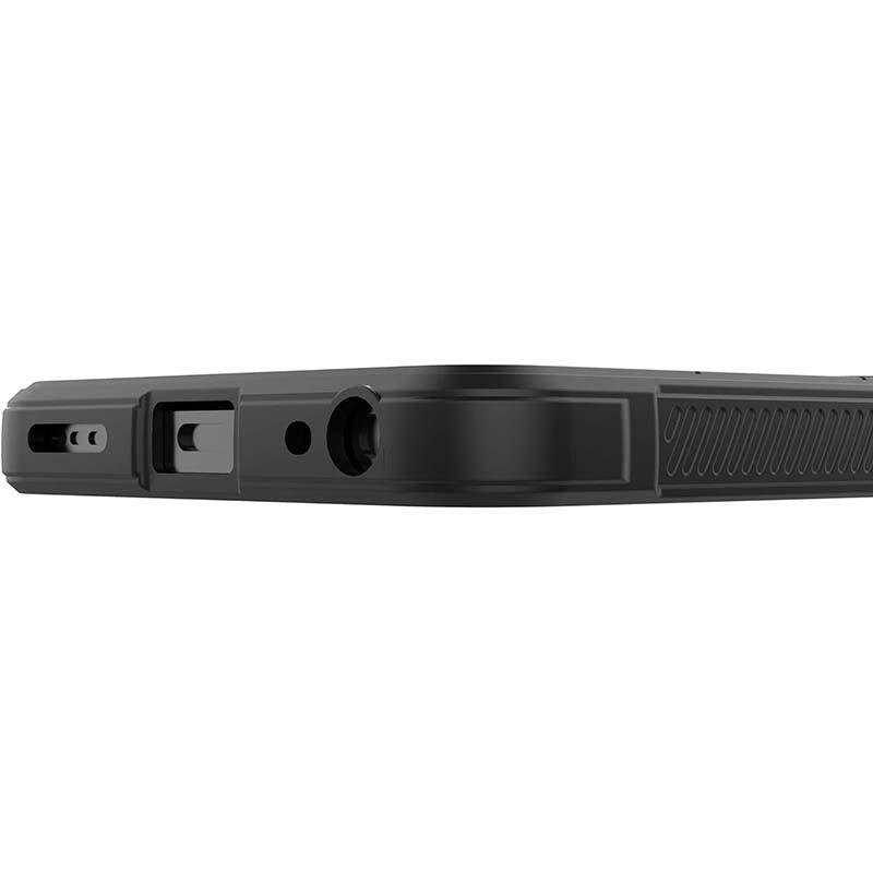 Vue inférieure de la Coque en silicone gris Wave pour le Realme C67 4G