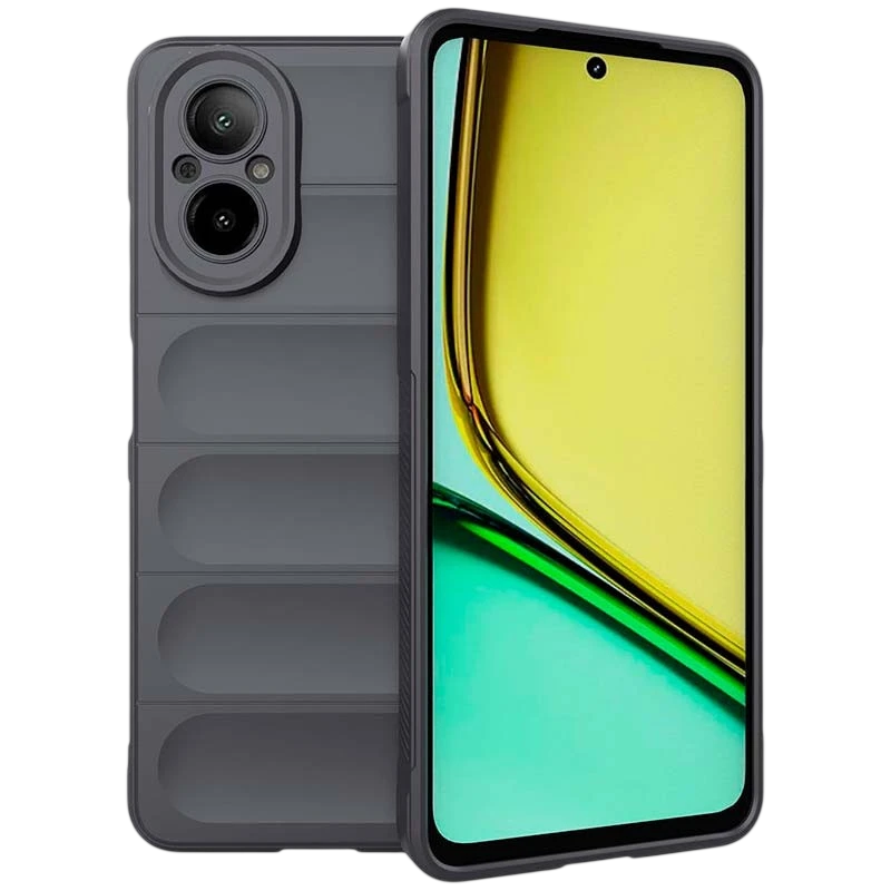 Capa de silicone cinzenta Wave para Realme C67 4G
