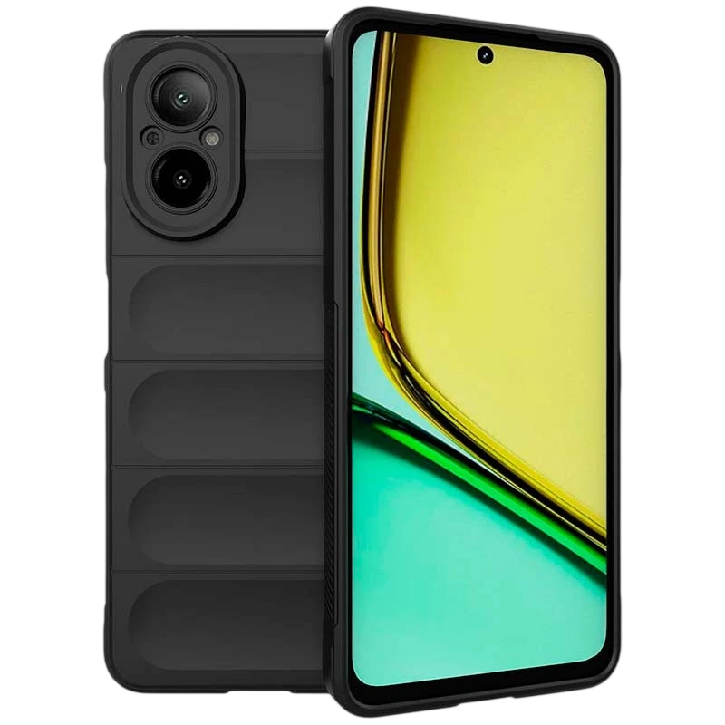 Capa de silicone preta Wave para Realme C67 4G
