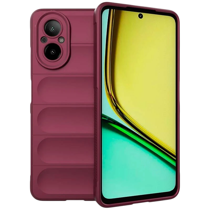 Coque en silicone bourgogne Wave pour Realme C67 4G