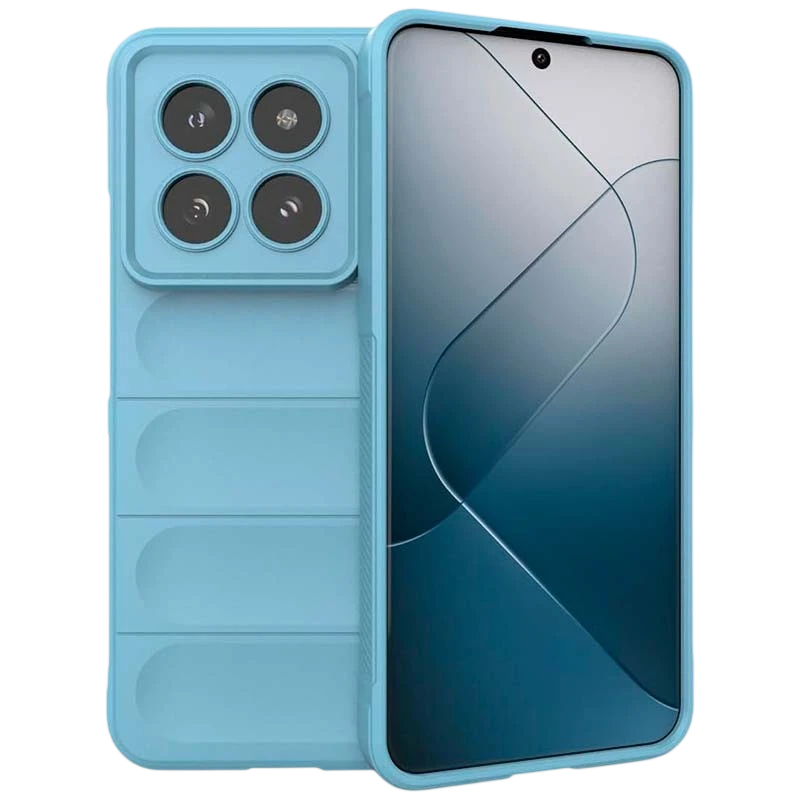 Funda de silicona azul claro Wave para Xiaomi 14