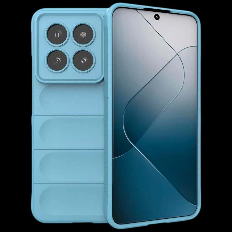 Funda de silicona azul claro Wave para Xiaomi 14