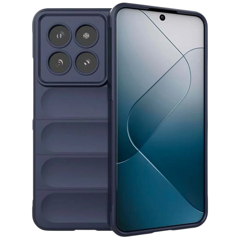 Capa de silicone azul Wave para Xiaomi 14