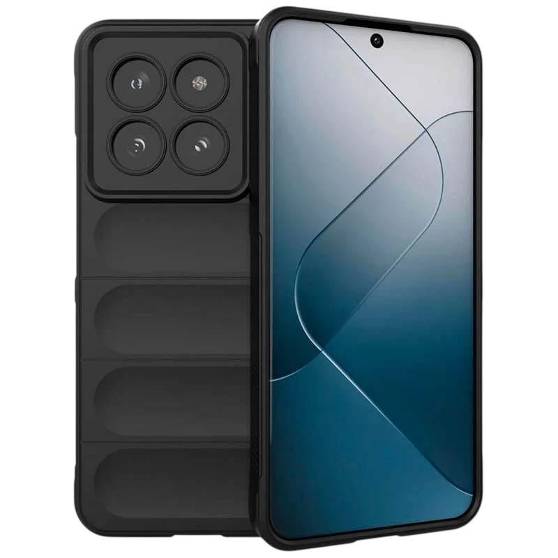 Funda de silicona negra Wave para Xiaomi 14