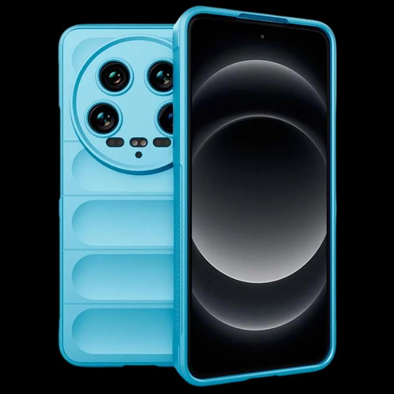 Funda de silicona azul claro Wave para Xiaomi 14 Ultra