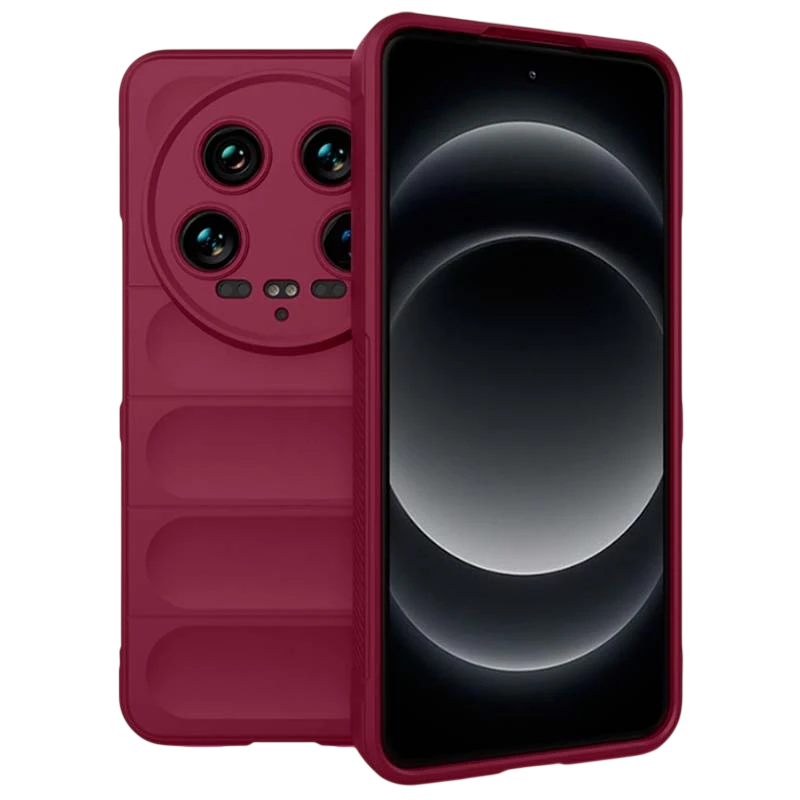 Funda de silicona borgoña Wave para Xiaomi 14 Ultra