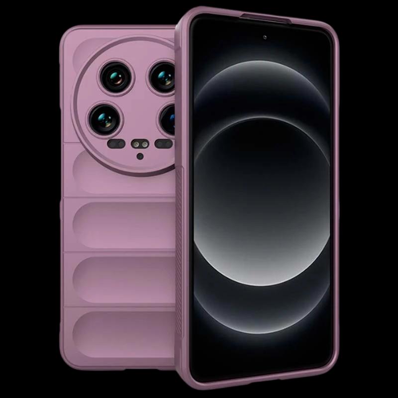 Funda de silicona lavanda Wave para Xiaomi 14 Ultra