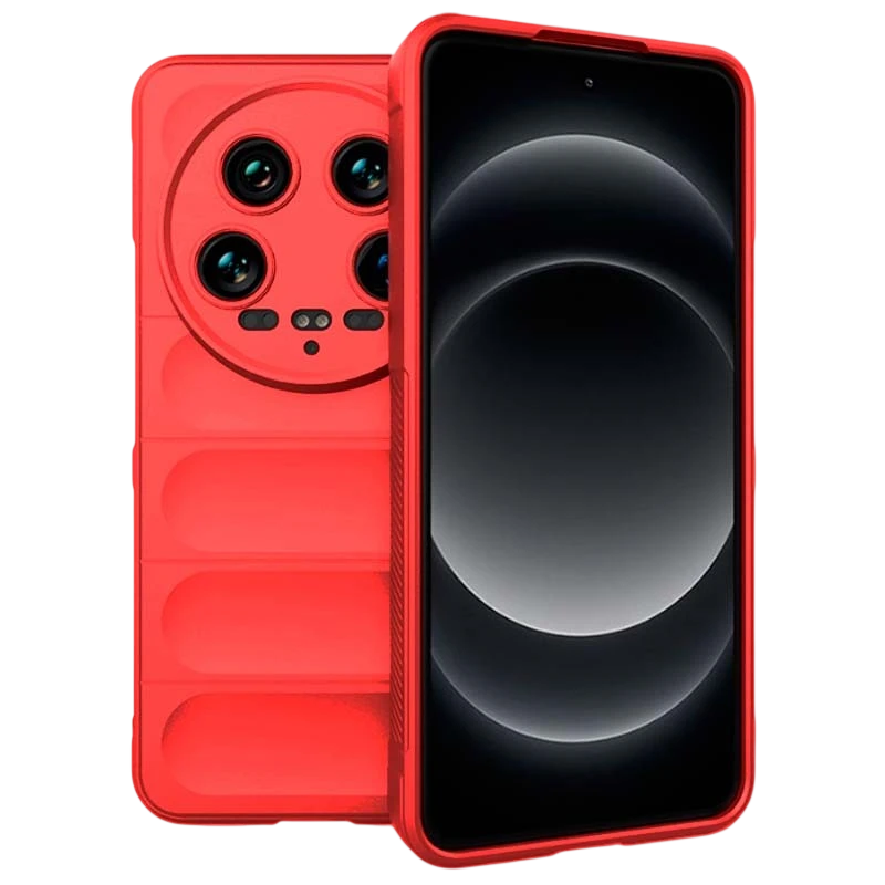 Funda de silicona roja Wave para Xiaomi 14 Ultra