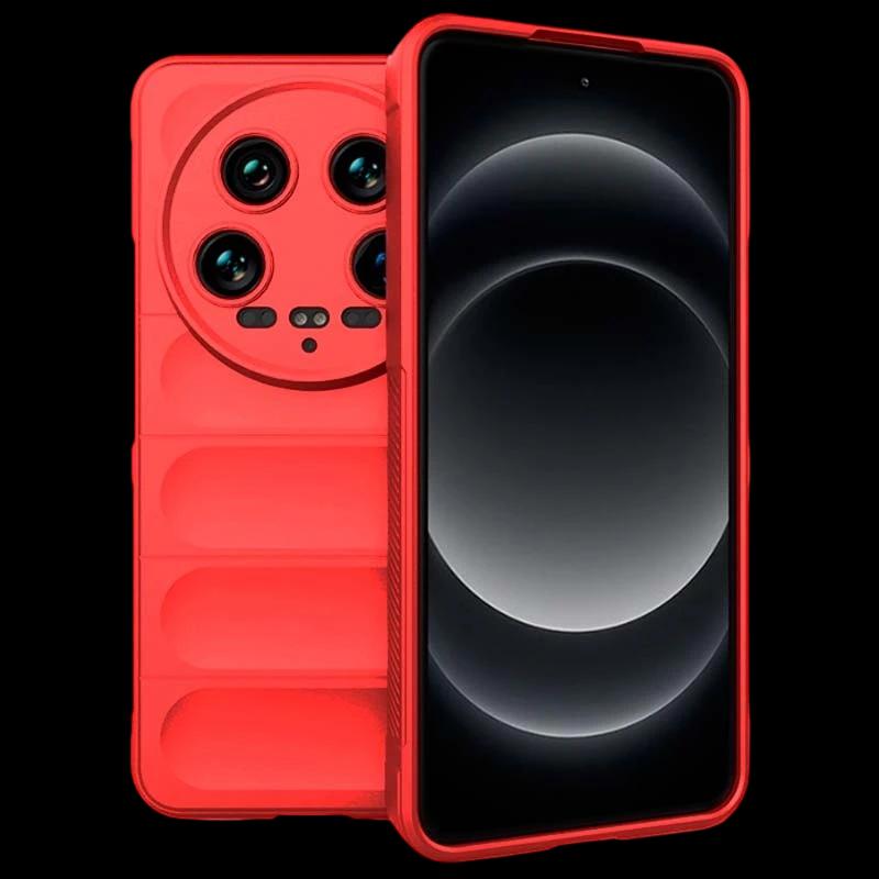 Funda de silicona roja Wave para Xiaomi 14 Ultra