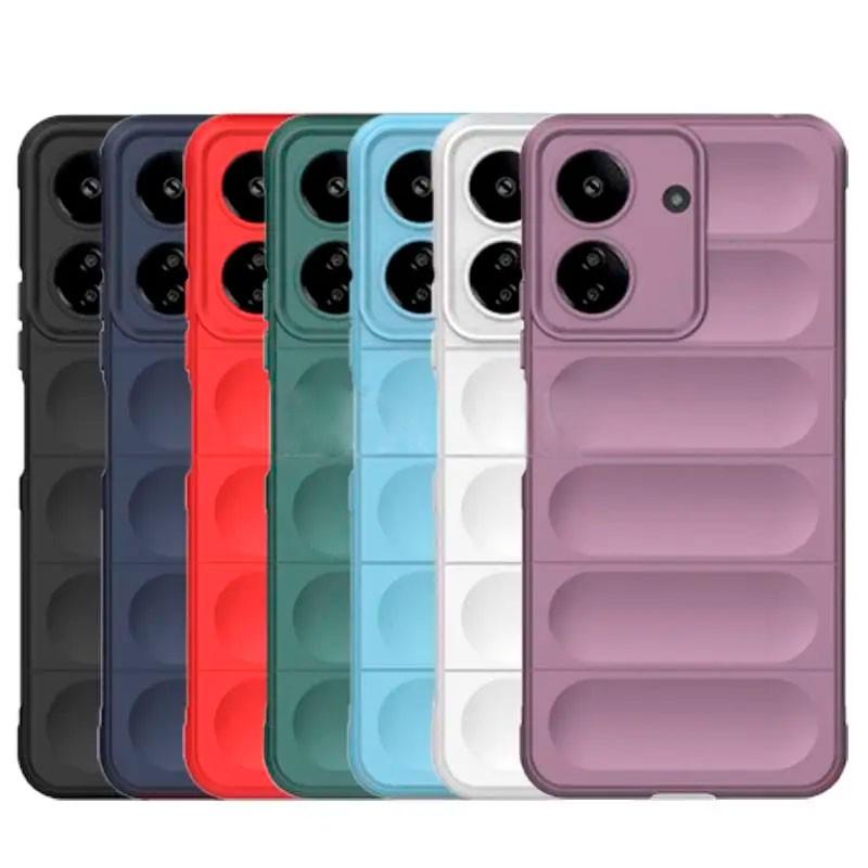 Funda de silicona azul Wave para Xiaomi Redmi 13C y otros colores disponibles