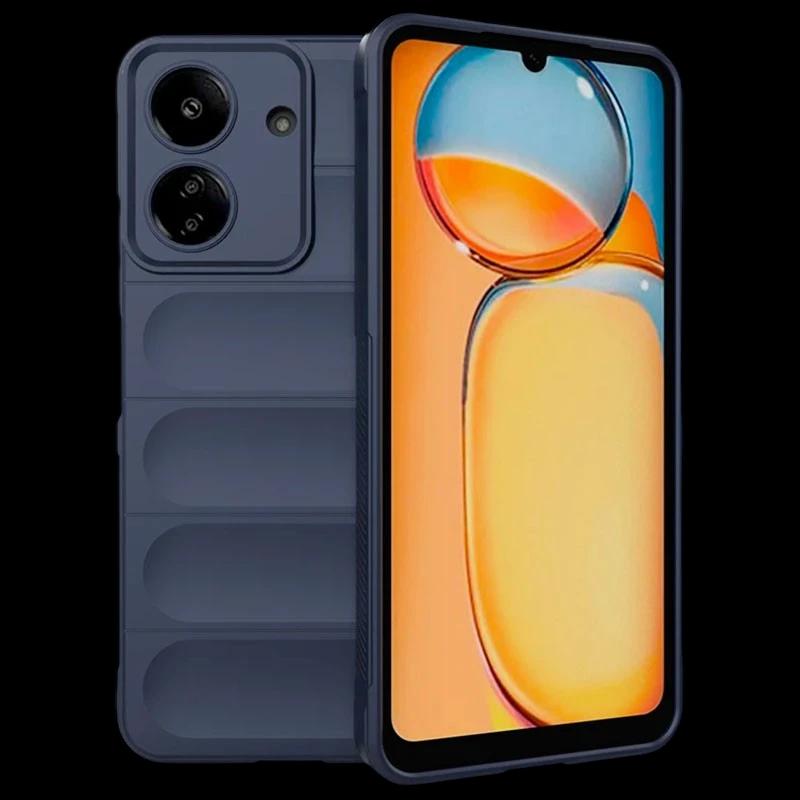 Funda de silicona azul Wave para Xiaomi Redmi 13C