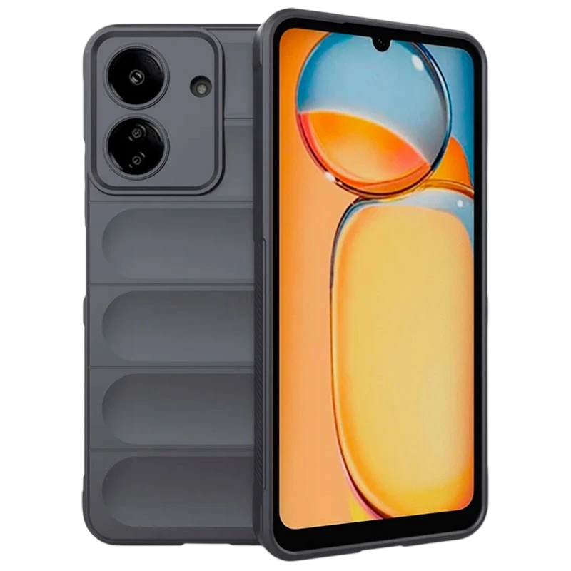 Funda de silicona gris Wave para Xiaomi Redmi 13C