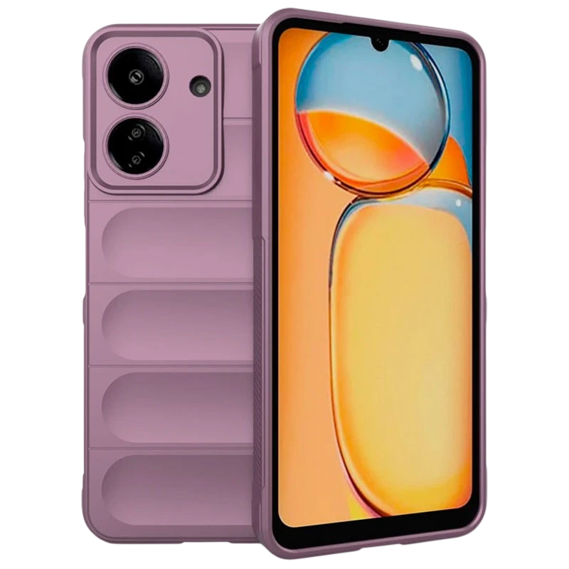 Coque en silicone lavande Wave pour Xiaomi Redmi 13C