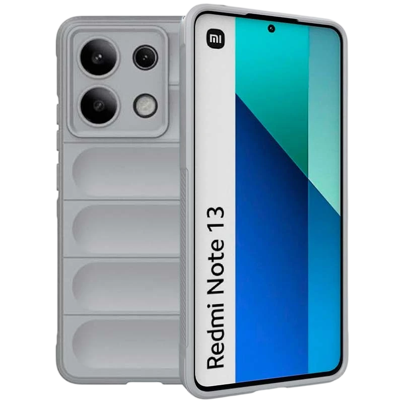 Coque en silicone gris clair Wave pour Xiaomi Redmi Note 13 4G