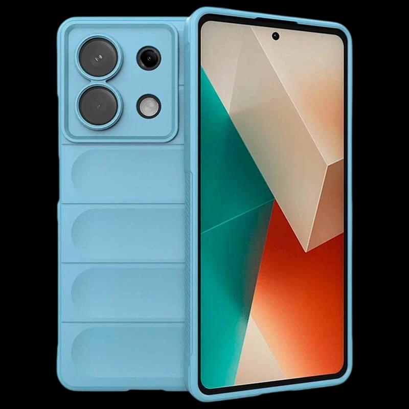 Coque en silicone bleu clair Wave pour Xiaomi Redmi Note 13 5G