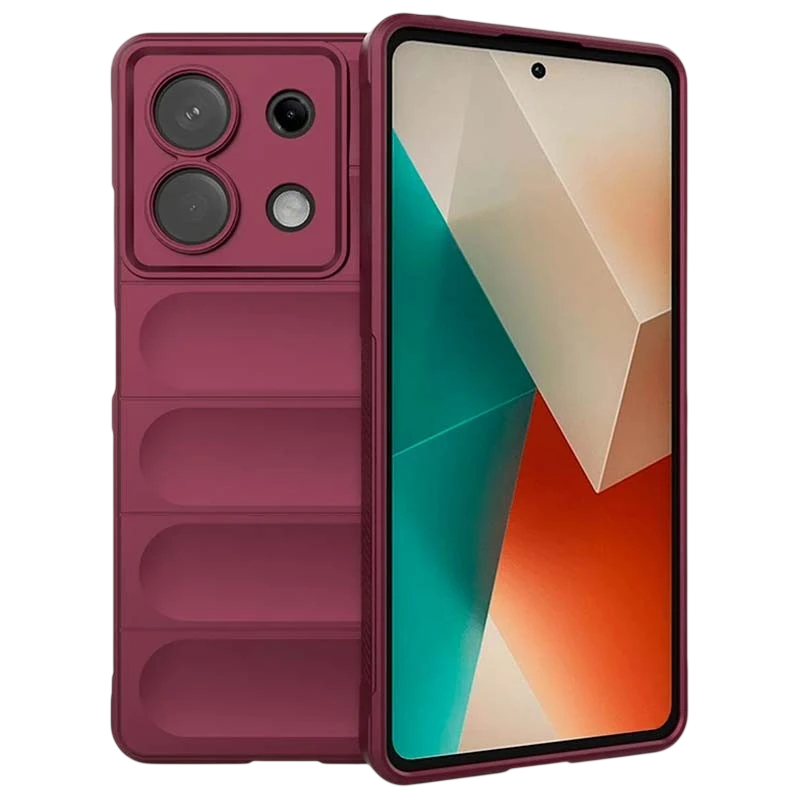 Coque en silicone bourgogne Wave pour Xiaomi Redmi Note 13 5G