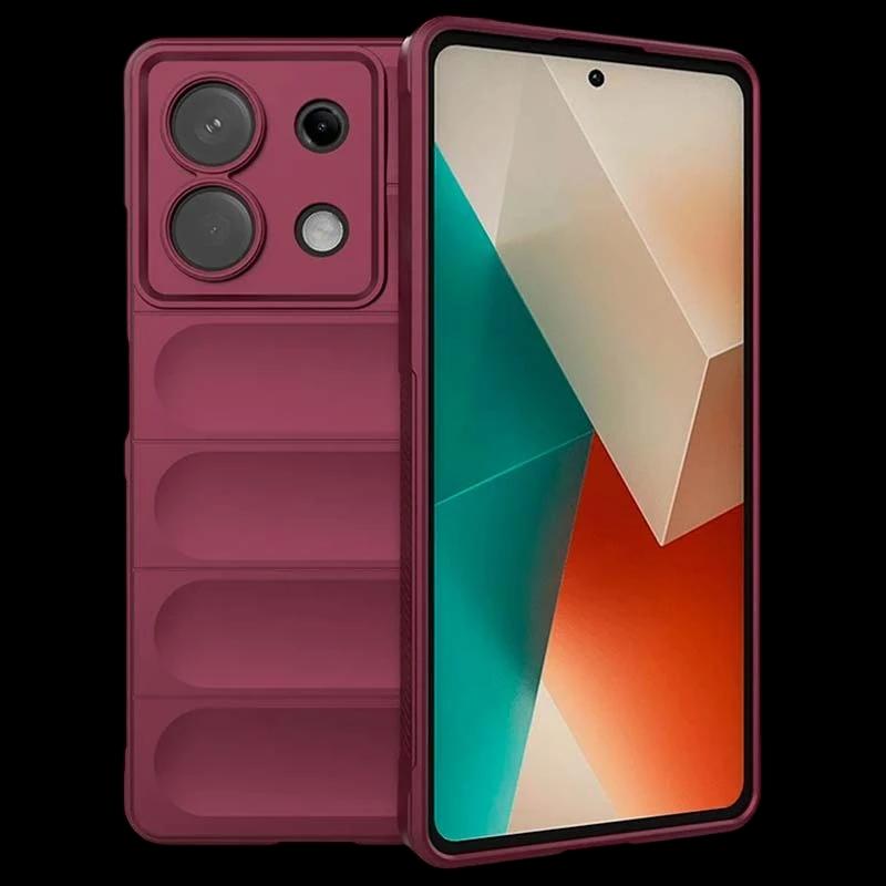 Coque en silicone bourgogne Wave pour Xiaomi Redmi Note 13 5G