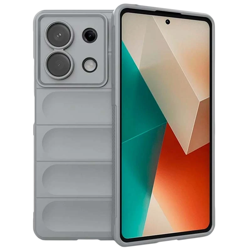 Coque en silicone gris clair Wave pour Xiaomi Redmi Note 13 5G