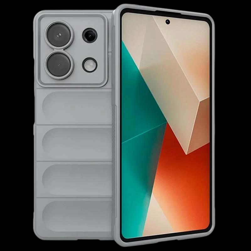 Coque en silicone gris clair Wave pour Xiaomi Redmi Note 13 5G