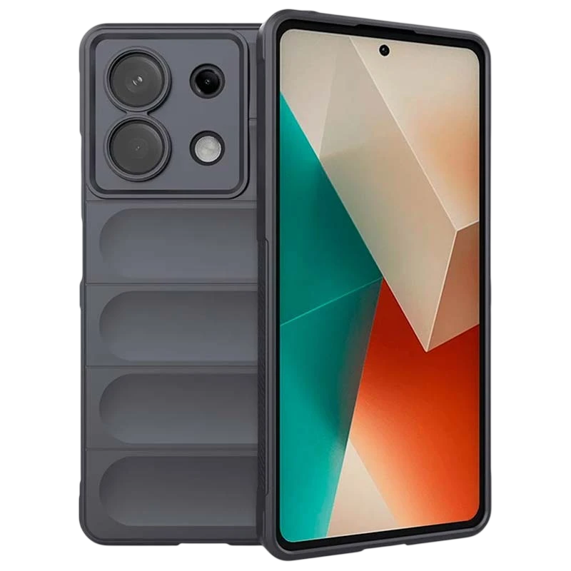 Funda de silicona gris Wave para Xiaomi Redmi Note 13 5G
