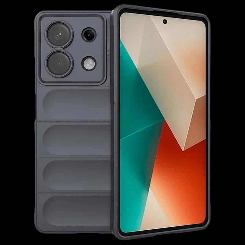 Funda de silicona gris Wave para Xiaomi Redmi Note 13 5G