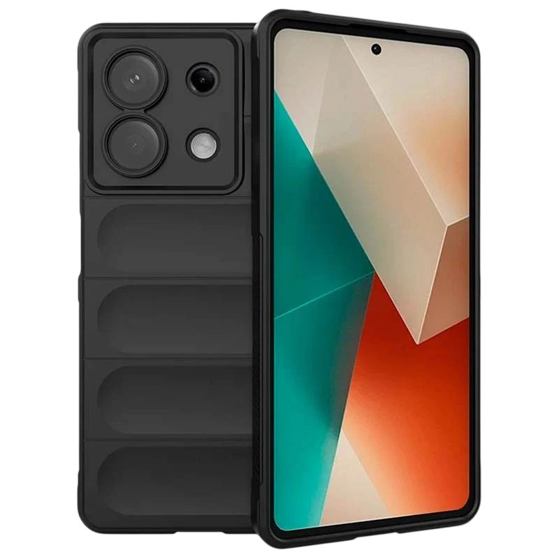 Funda de silicona negra Wave para Xiaomi Redmi Note 13 5G