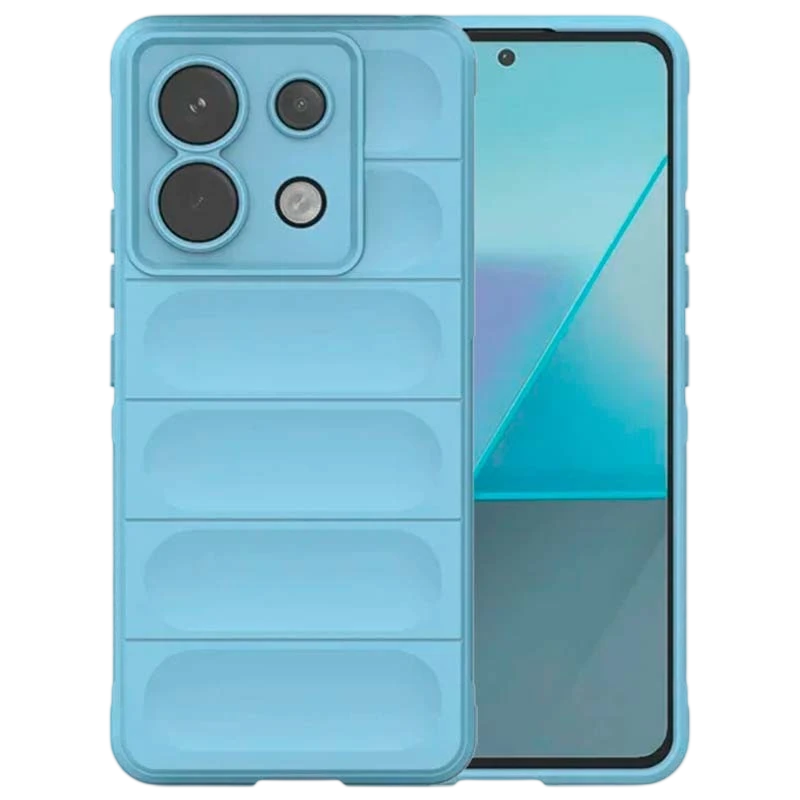 Coque en silicone bleu clair Wave pour Xiaomi Redmi Note 13 Pro 5G