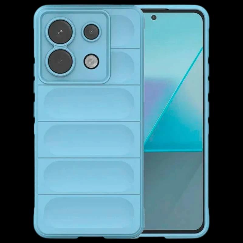Coque en silicone bleu clair Wave pour Xiaomi Redmi Note 13 Pro 5G