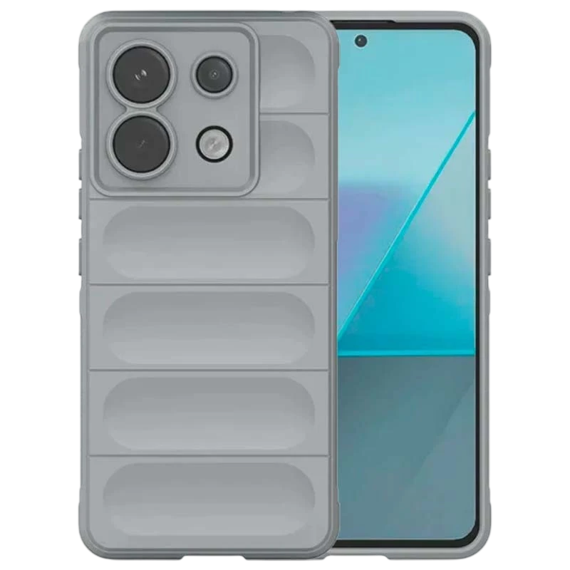 Funda de silicona gris claro Wave para Xiaomi Redmi Note 13 Pro 5G