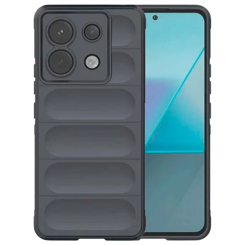 Funda de silicona gris Wave para Xiaomi Redmi Note 13 Pro 5G