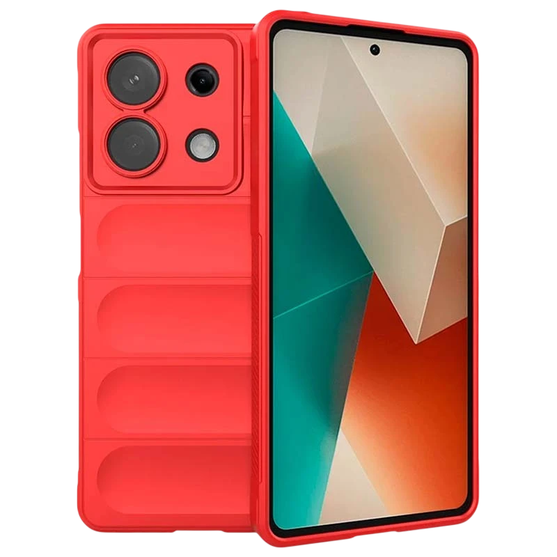 Funda de silicona roja Wave para Xiaomi Redmi Note 13 5G