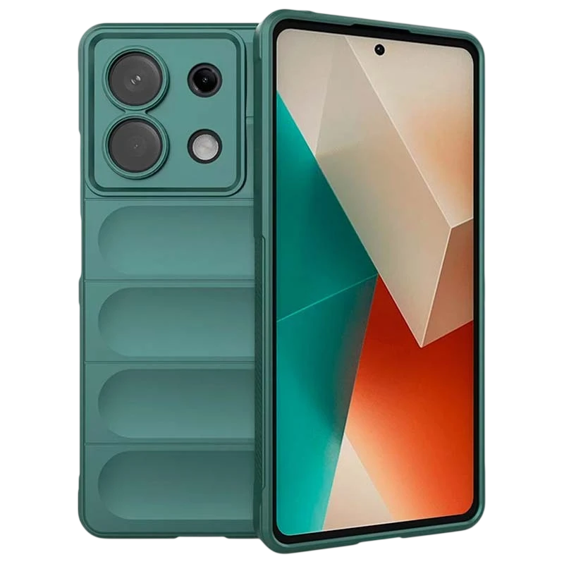 Funda de silicona verde Wave para Xiaomi Redmi Note 13 5G