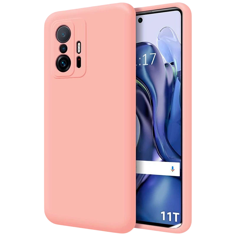 Funda Xiaomi 11T / 11T Pro Square Liquid Premium Rosa
